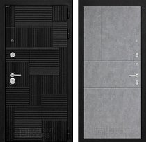 LABIRINT Входная металлическая дверь PAZL панель №21 бетон светлый