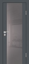 Дверь Profilo Porte Серия P-7 цвет Графит стекло серый лакобель