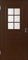 SWEDOOR Финская Входная дверь B0020 цвет коричневый стекло Cotswold
