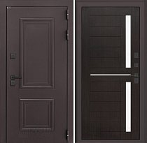 LABIRINT Входная металлическая дверь Полярис Лайт панель №2 цвет венге