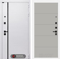 LABIRINT Входная металлическая дверь Роял панель №13 цвет грей софт