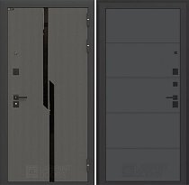 LABIRINT Входная металлическая дверь Карбон панель №13 графит софт