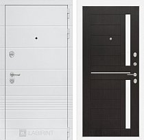 LABIRINT Входная металлическая дверь TRENDO панель 2 венге