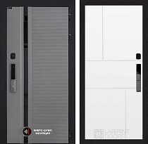 LABIRINT Входная металлическая дверь Пиано Смарт 2.0 панель №21 цвет белый софт