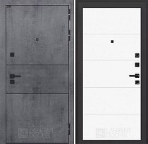 LABIRINT Входная металлическая дверь Инфинити панель №13 цвет белый софт