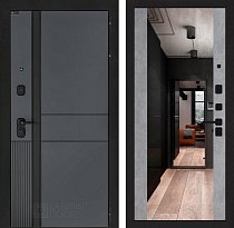 LABIRINT Входная металлическая дверь EvoLAB панель Зеркало Максимум цвет бетон светлый