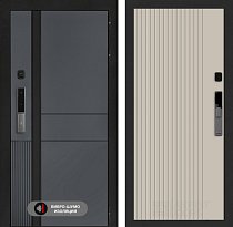LABIRINT Входная металлическая дверь ЭвоЛаб Смарт панель №29 цвет капучино