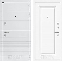 LABIRINT Входная металлическая дверь TRENDO панель №27 эмаль белая