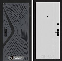 LABIRINT Входная металлическая дверь ЛеоЛаб панель №10 цвет белый софт рельеф