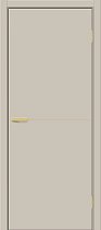 Дверь Браво модель Браво-0.21.П цвет Кремовый шёлк молдинг золото