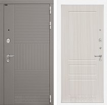 LABIRINT Входная металлическая дверь Форма панель №3 цвет сандал белый