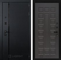 LABIRINT Входная металлическая дверь PIANO панель №4 венге