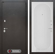 LABIRINT Входная металлическая дверь Сильвер панель №33 цвет белый софт