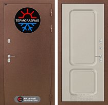 LABIRINT Входная металлическая дверь Термомагнит панель №9 цвет капучино