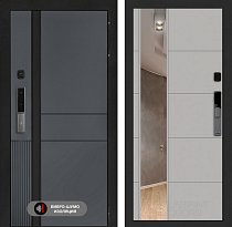 LABIRINT Входная металлическая дверь ЭвоЛаб Смарт панель №19 цвет грей софт