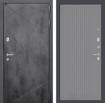 LABIRINT Входная металлическая дверь Лофт панель №29 цвет серый софт