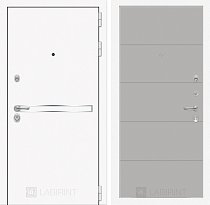 LABIRINT Входная металлическая дверь Лайн Вайт панель №13 цвет грей софт