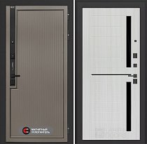 LABIRINT Входная металлическая дверь Лаб-1 Про панель №2 цвет сандал белый