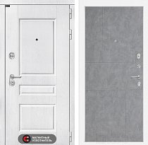LABIRINT Входная металлическая дверь Версаль панель №21 цвет бетон светлый