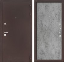 LABIRINT Входная металлическая дверь CLASSIC антик медь панель №24 бетон светлый