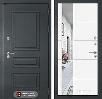 LABIRINT Входная металлическая дверь Атлантик панель №19 цвет белый софт