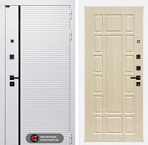 LABIRINT Входная металлическая дверь Роял панель №12 цвет белёный дуб