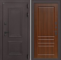 LABIRINT Входная металлическая дверь Полярис Лайт панель №3 цвет орех бренди