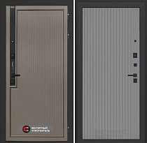 LABIRINT Входная металлическая дверь Лаб-1 Про панель №29 цвет серый софт рельеф