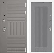 LABIRINT Входная металлическая дверь Форма панель №30 цвет серый софт