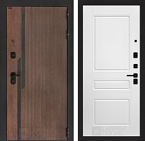 LABIRINT Входная металлическая дверь Karmina панель №3 цвет белый soft