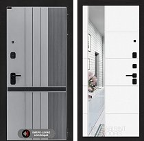 LABIRINT Входная металлическая дверь SkyLAB панель №19 цвет белый софт