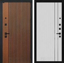 LABIRINT Входная металлическая дверь Шторм панель №10 цвет белый софт рельеф