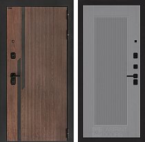 LABIRINT Входная металлическая дверь Karmina панель №30 цвет серый софт рельеф