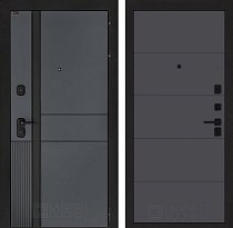 LABIRINT Входная металлическая дверь EvoLAB панель №13 цвет графит софт
