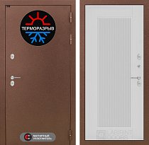 LABIRINT Входная металлическая дверь ТЕРМО панель №30 белый софт