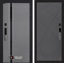 LABIRINT Входная металлическая дверь Пиано Смарт 2.0 панель №24 цвет графит софт