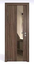 Линия Дверей модель 504 цвет Орех седой тёмный зеркало Бронзовое