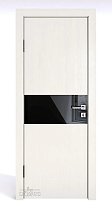 Линия Дверей модель 501 цвет Белый ясень лакобель Чёрный