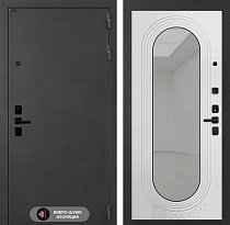 LABIRINT Входная металлическая дверь СонаЛАБ панель Зеркало Дольче белый софт