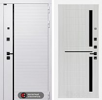 LABIRINT Входная металлическая дверь Роял панель №2 цвет сандал белый