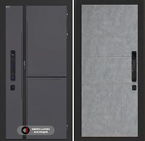 LABIRINT Входная металлическая дверь Лаб-3 Смарт панель №21 цвет бетон светлый