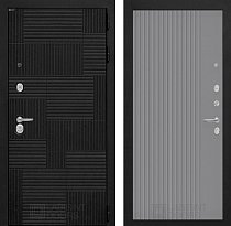 LABIRINT Входная металлическая дверь PAZL панель №29 серый софт