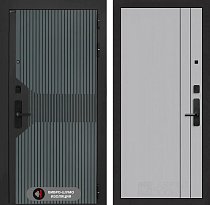 LABIRINT Входная металлическая дверь Смартлаб панель №10 цвет серый софт рельеф