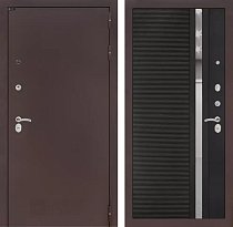 LABIRINT Входная металлическая дверь CLASSIC антик медь панель №31 чёрный кварц