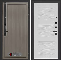 LABIRINT Входная металлическая дверь Лаб-1 Про панель №6 цвет белое дерево