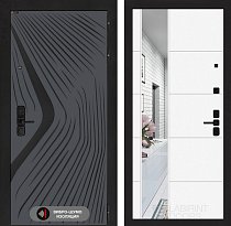 LABIRINT Входная металлическая дверь LeoLAB панель №19 цвет белый софт