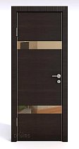 Дверная Линия Шумоизоляционная дверь 42 Дб модель 602 цвет Венге зеркало бронзовое