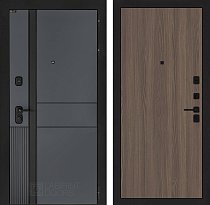 LABIRINT Входная металлическая дверь ЭвоЛаб панель №5 цвет ясень тёмный