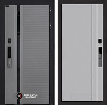 LABIRINT Входная металлическая дверь Пиано Смарт 2.0 панель №10 цвет серый софт рельеф
