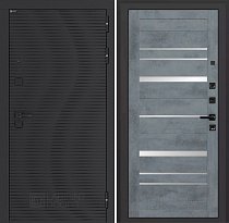 LABIRINT Входная металлическая дверь Вулкано панель №20 цвет бетон тёмный